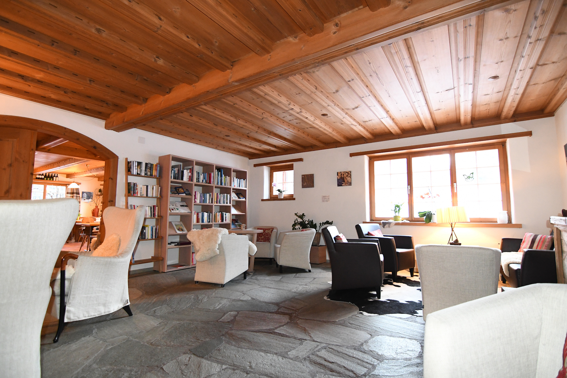 Cheminee Ucliva, gemütliche Lese- und Sitzecke